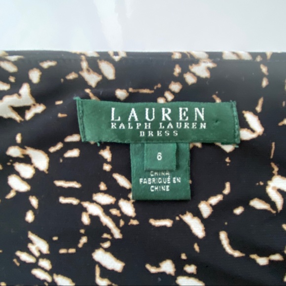 Black and white Ralph Lauren cocktail dress - Picture 4 of 5